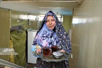 خدمت بی‌منتِ امی خاله به زائران آقا