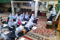 علم‌آموزی در مسجد حاج احمد محله جلالیه