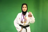 کارنامه رنگین دختر قهرمان بلال