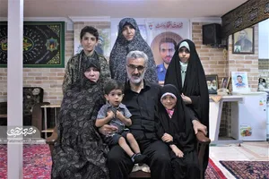 شهید جنگ ۱۲ روزه فرزندش را بچه‌شهید صدا می‌زد