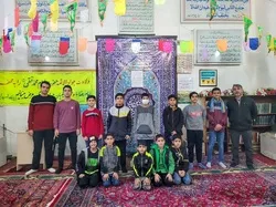 شور و شوق کودکانه زیر سقف مسجد