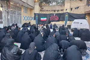 خانم‌های توس ۷۴ روضه‌هایشان را به خیابان آوردند