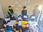 نقش روضه در نقاشی محرمی کودکان