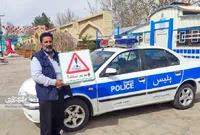 تلاش یک شهروند مشهدی برای کاهش حوادث جاده‌ای