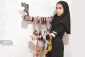 بهاره جهان&zwnj;تیغ ۱۰ مدال کشوری در رشته دو و میدانی دارد
