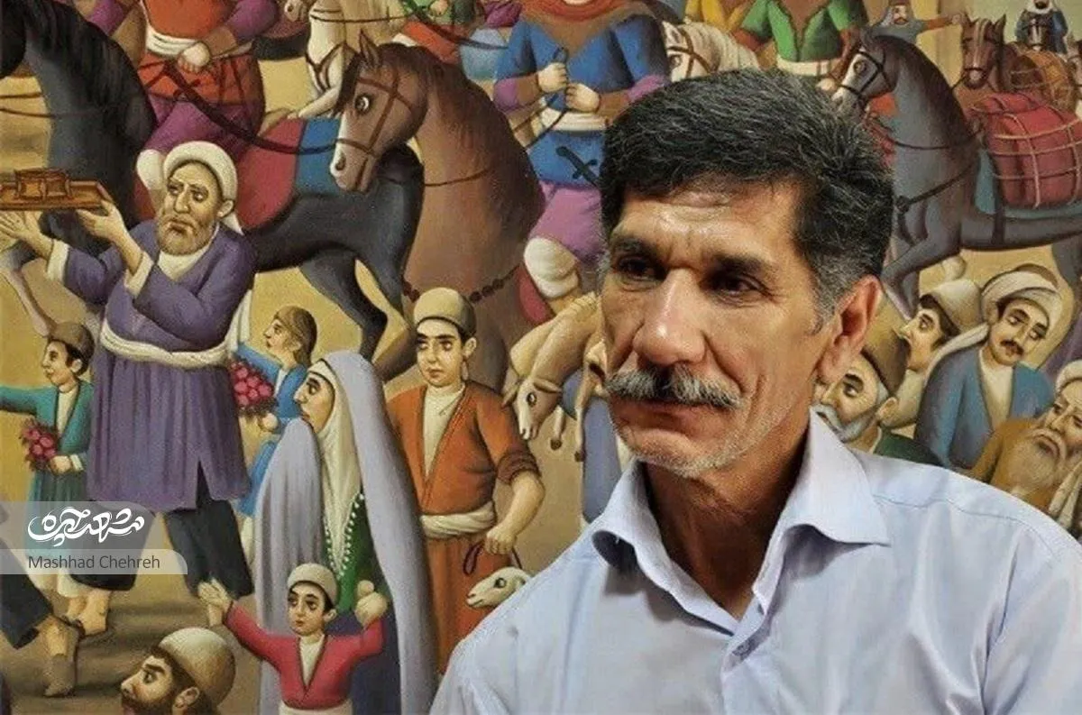 محمدرضا حمیدی‌، بازمانده نسل نقاشان قهوه‌خانه‌ای است