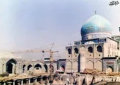اولین صحنی که پس از پیروزی انقلاب در حرم مطهر رضوی ساخته شد