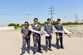 پهپاد دانش&zwnj;آموزان مشهدی بر فراز آسمان