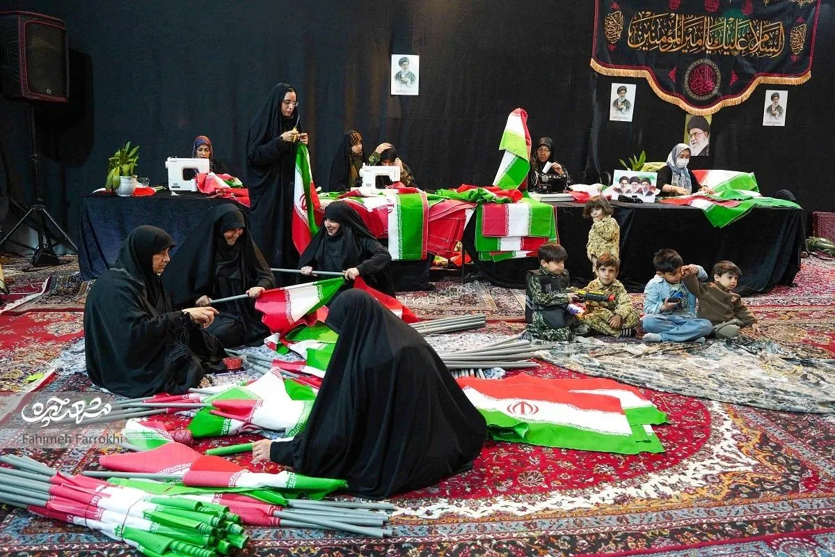 حماسه زنان در مسجد امام‌رضا(ع) محله سیدرضی