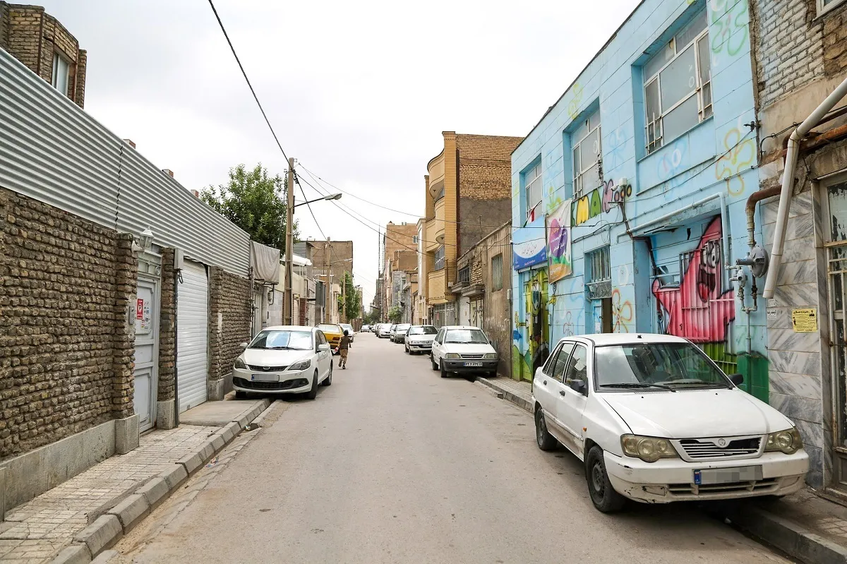 کوچه فرهنگ و هنر محله فاطمیه