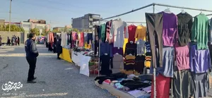 بازار رنگارنگ بلوچ‌ها در جمعه‌بازار شاهنامه