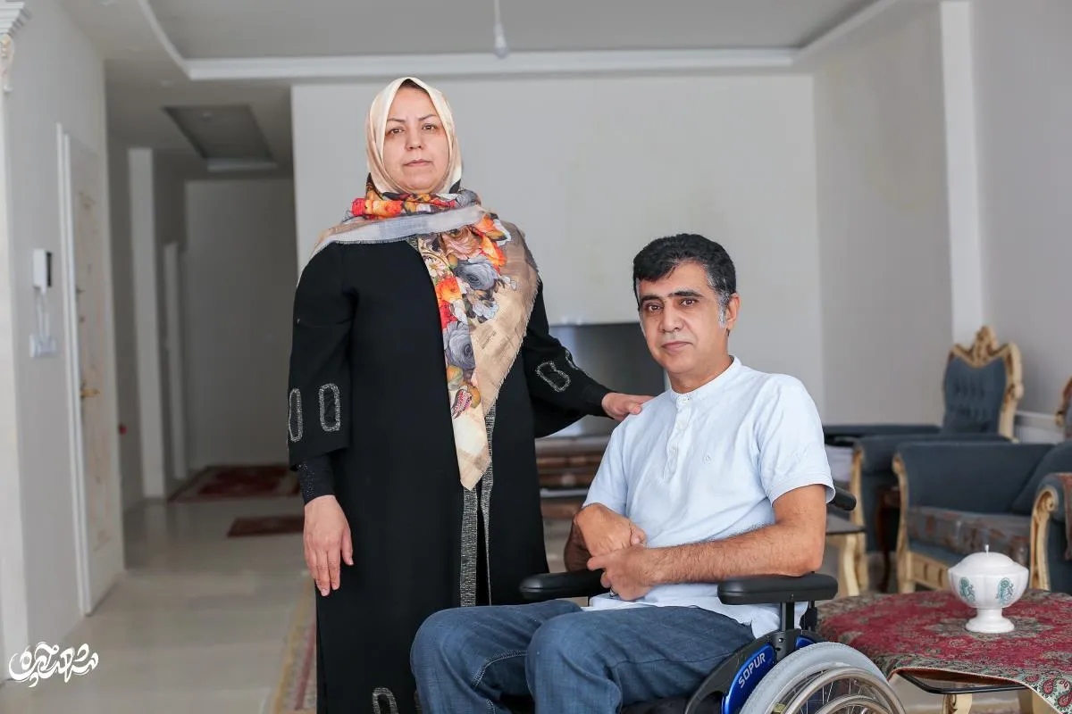 مریم صارمی و همسرش