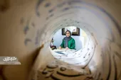 مشق شعر با قلم نی