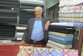 سیدرضا هاشمی قدیمی&zwnj;ترین پارچه&zwnj;فروش طلاب است