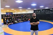 مربی کشتی بچه&zwnj;های توس روی تشک، درس زندگی می&zwnj;دهد