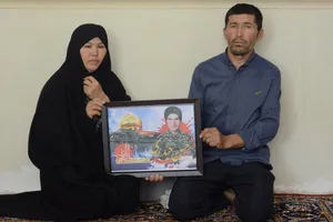 دل‌نوشته شهیدمدافع حرم روی کولر: دوستت دارم مادر