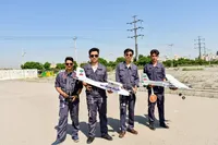 پهپاد دانش‌آموزان مشهدی بر فراز آسمان