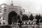 روایت تزئین صحن نو در عکس ۶۹ ساله صحن آزادی