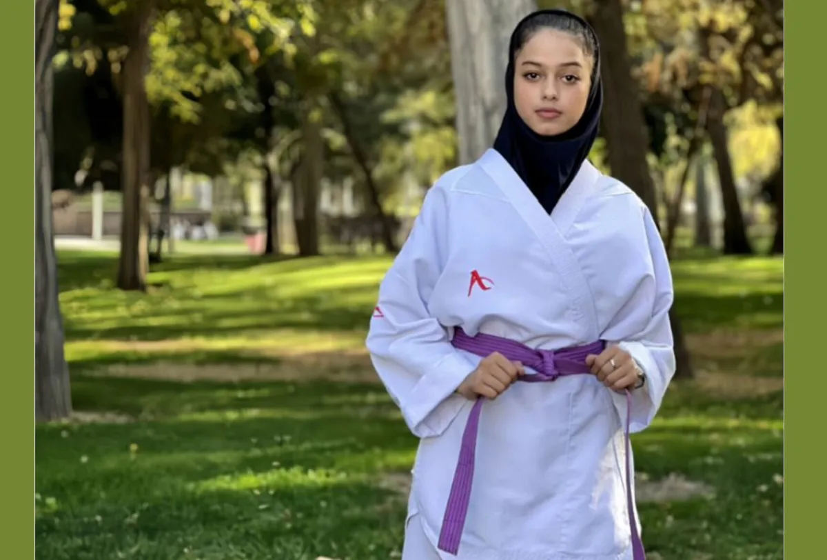 دختر کاراته کار