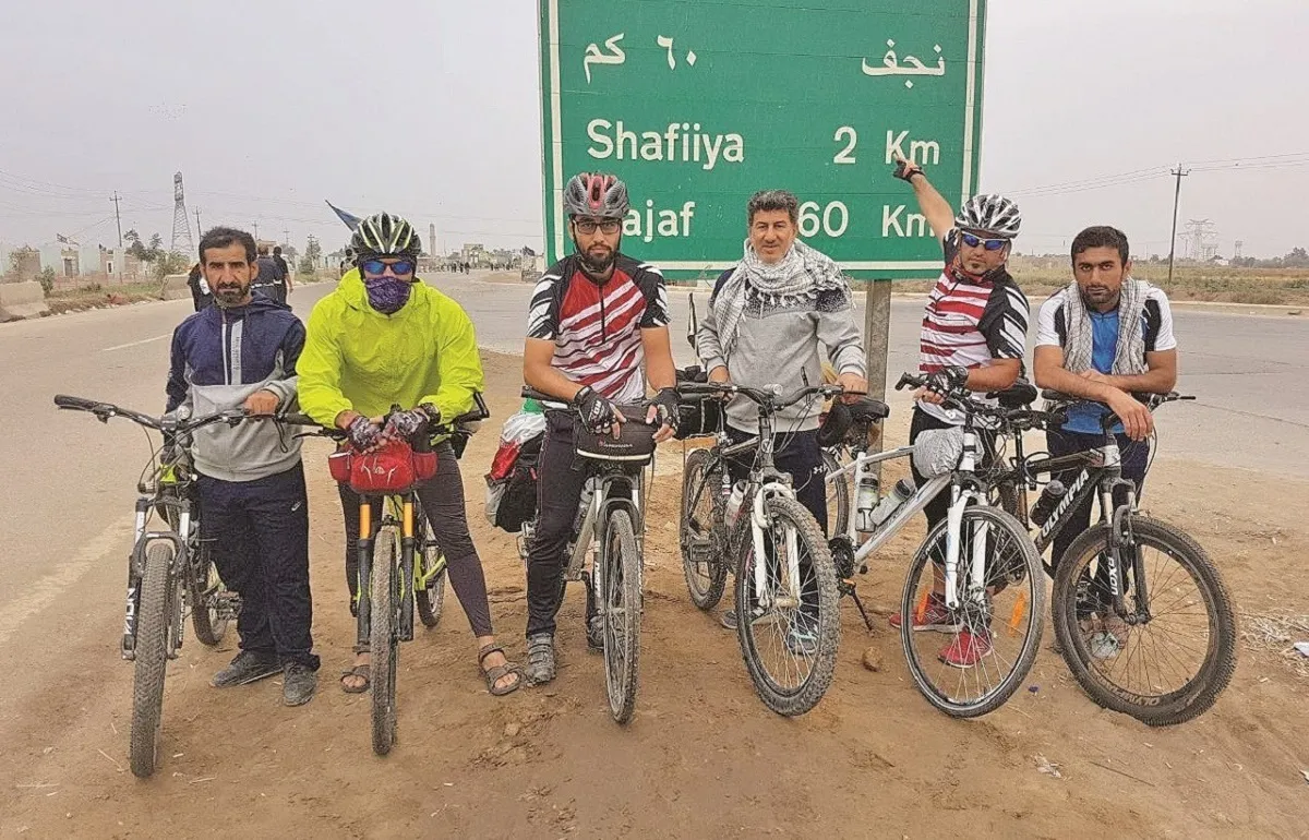 رکاب‌زنی در مسیر کربلا