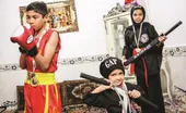 پذیرایی با کیسه بوکس در خانواده رزمی&zwnj;کار محله اروند!