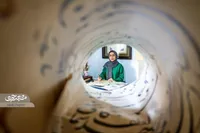 مشق شعر با قلم نی