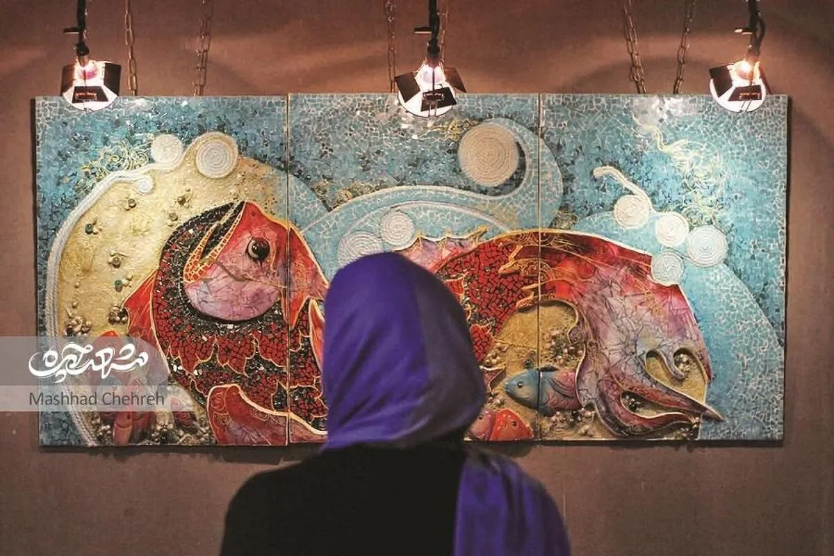 ترکیب هنرمندانه کاشی‌ها در پاره‌چین