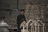 اشتغالزایی هنرمند کوی امیرالمومنین با چوب