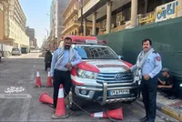 آتش‌نشانان مشهدی حادثه‌ غیرمنتظره در مرز ایران و عراق را مهار کردند