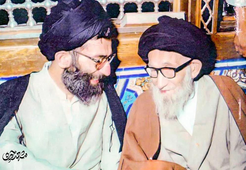 آیت_الله_سید_علی_خامنه_ای_و_پدر