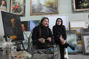 هزار رنگ زندگی زوج هنرمند گلشهر