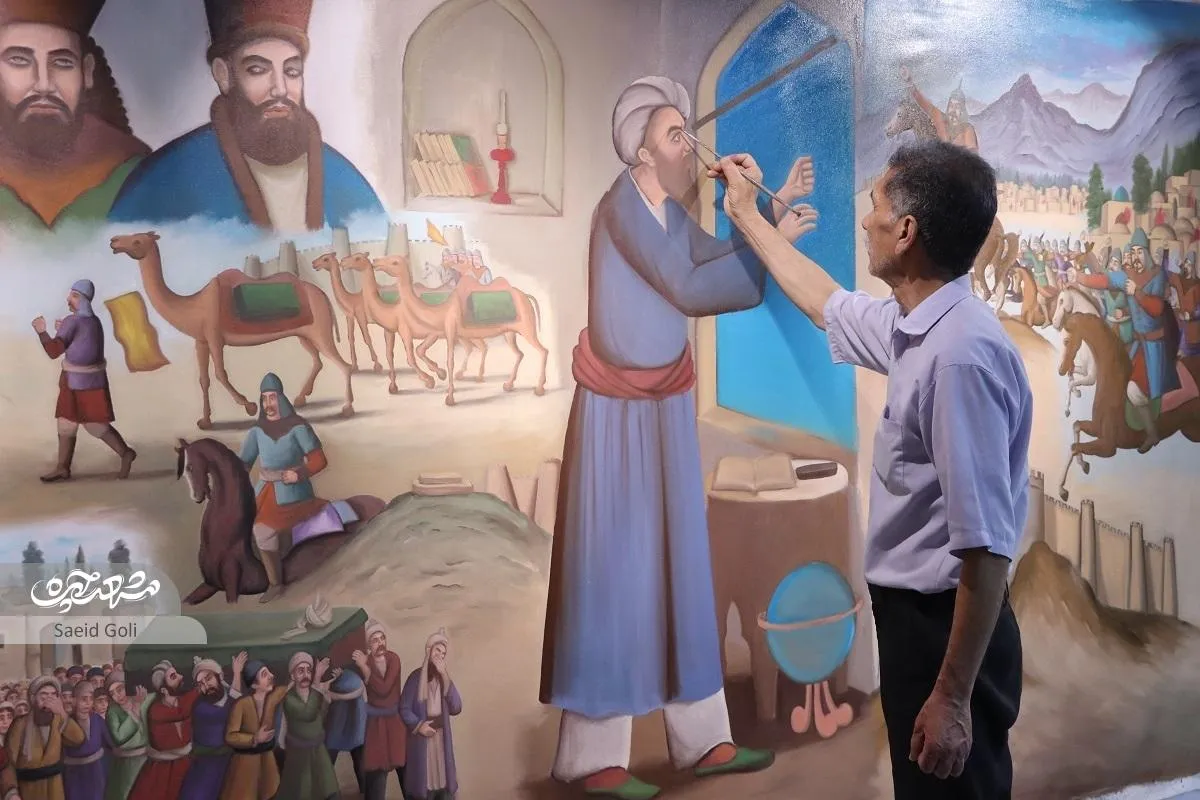 جادوی شاهنامه و نقاشی به هم جان می‌دهند!