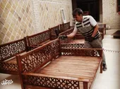  کنده&zwnj;های پرنقش و نگار در دست&zwnj; نجار محله آبکوه 