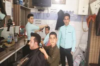پنجه طلایی پدر و پسر پیرایشگر