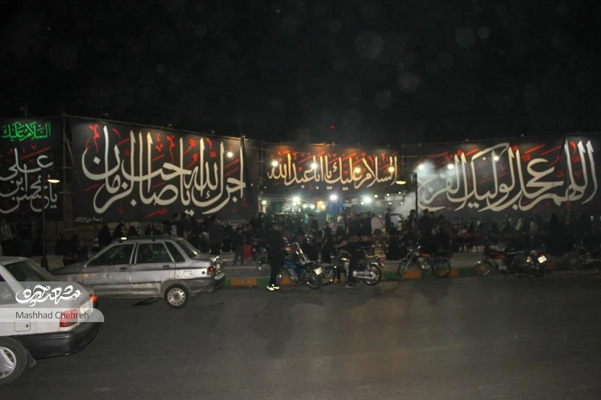 موکب امام‌زمان(عج) پذیرای عزاداران حسینی است