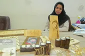 سپیده ناصری از هنرمندان سوخت&zwnj;نگار مشهد است