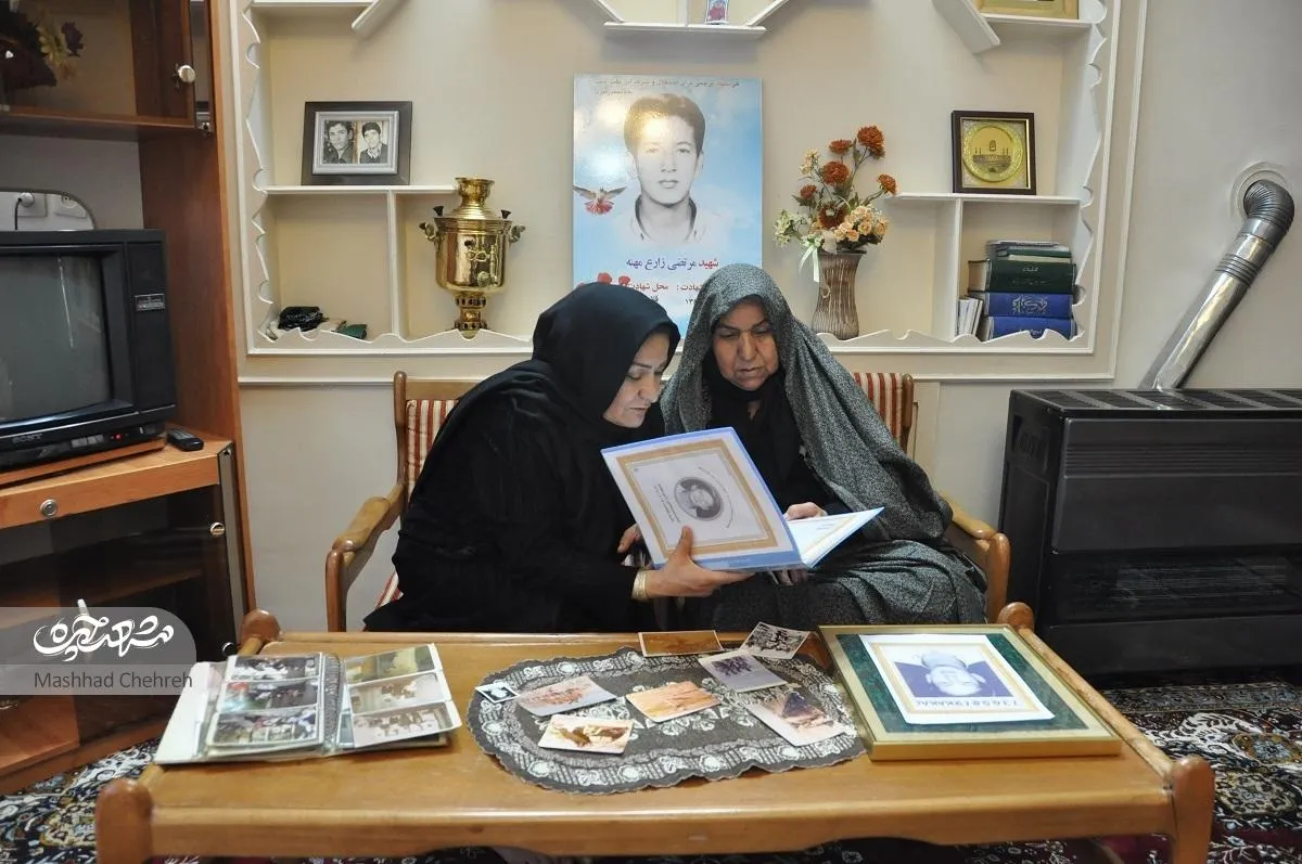 برگه مرخصی مرتضی هنگام شهادت درجیبش بود