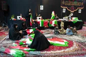 حماسه زنان در مسجد امام&zwnj;رضا(ع) محله سیدرضی