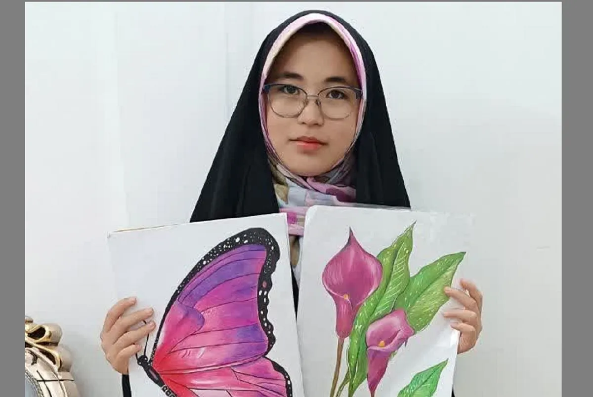 «نقاشی خدا» روی بال پروانه‌ها