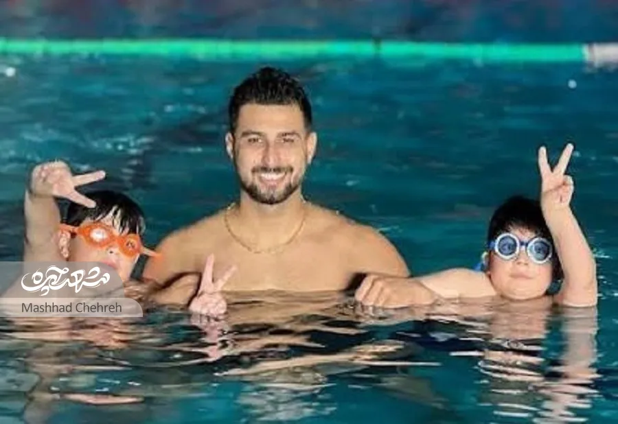 محسن مهمان نواز قهرمان شنای کشور است